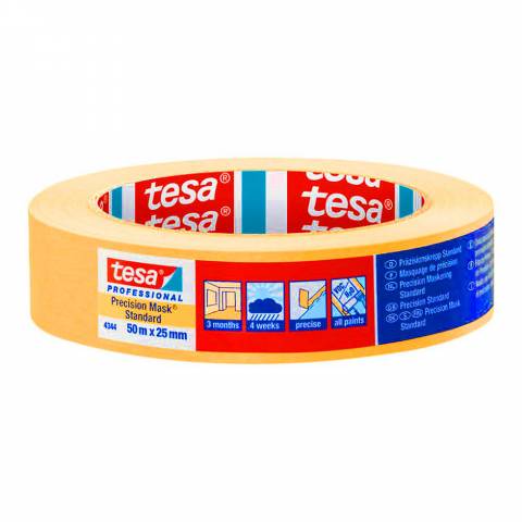 Tesa beltéri színelválasztó szalag (4344) sötét narancs 50m x 25mm