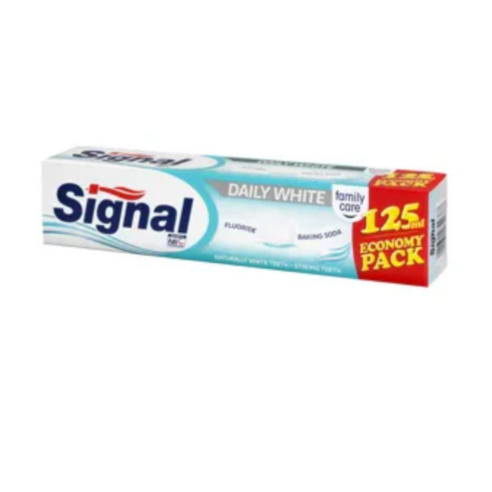 Signal fogkrém family care daily white, 125 ml