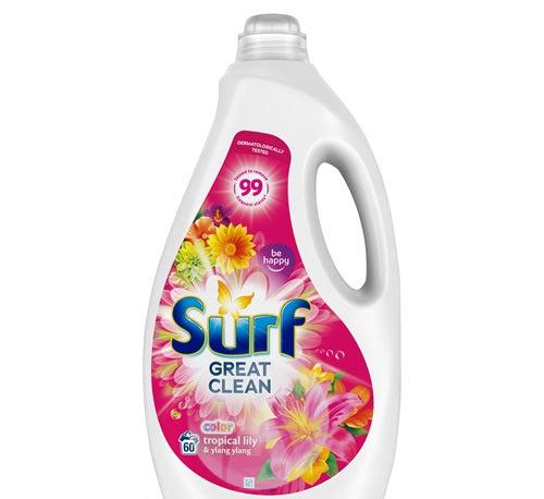 Surf mosógél Pink Tropical 3000 ml, 60 mosás