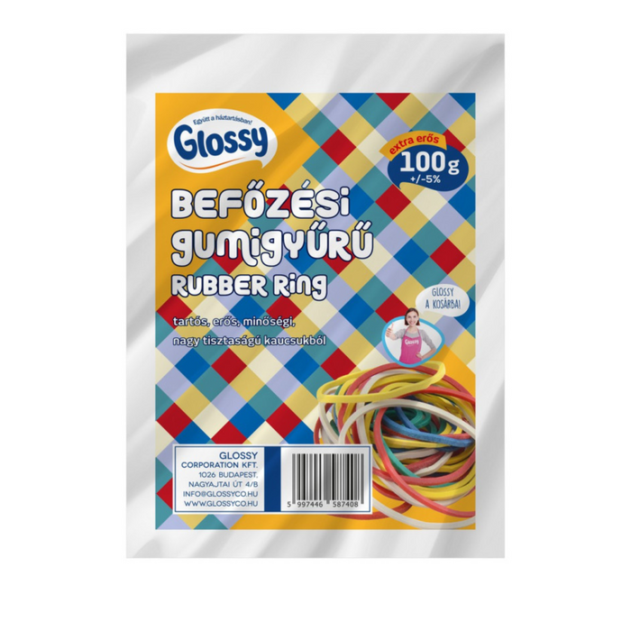 Glossy befőzési gumigyűrű 100 g