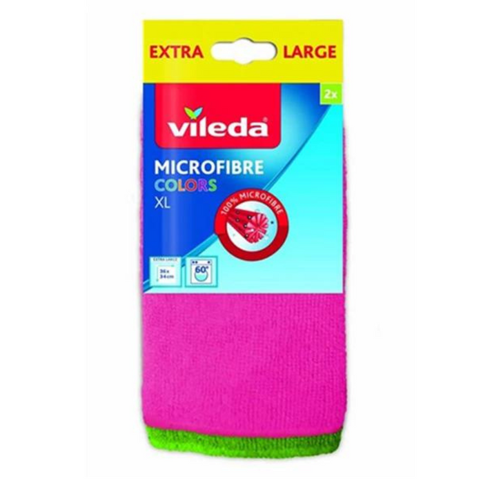 Vileda törlőkendő mikroszálas cm színes 36x34 2 db