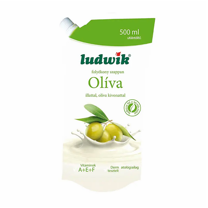 Ludwik folyékony szappan utántöltő oliva, 500 ml