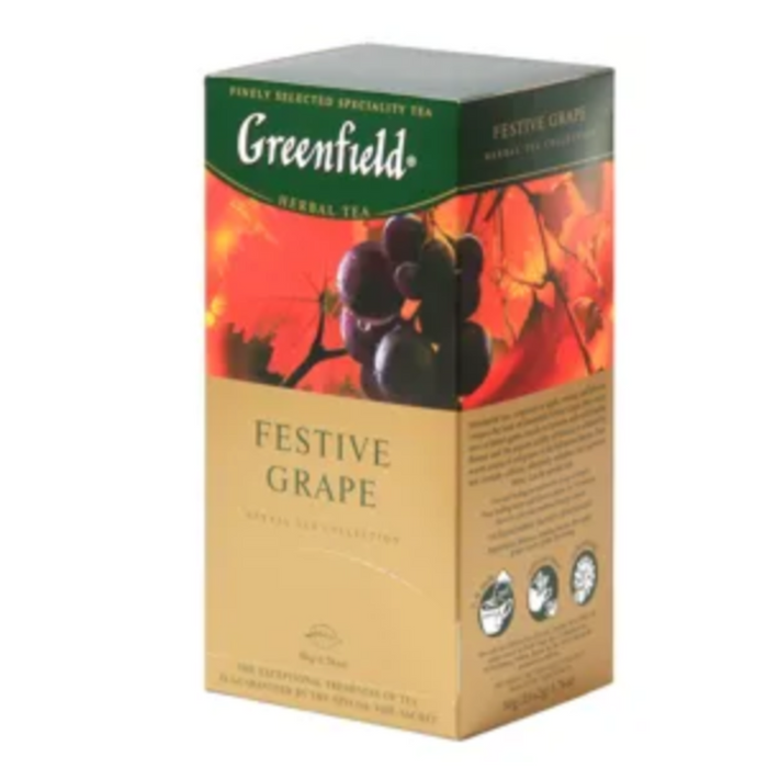 Greenfield gyümölcsös tea Festive Grape, 25x2g