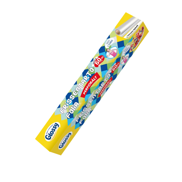 Glossy Folpack Frissentartó fólia 20 m perforált