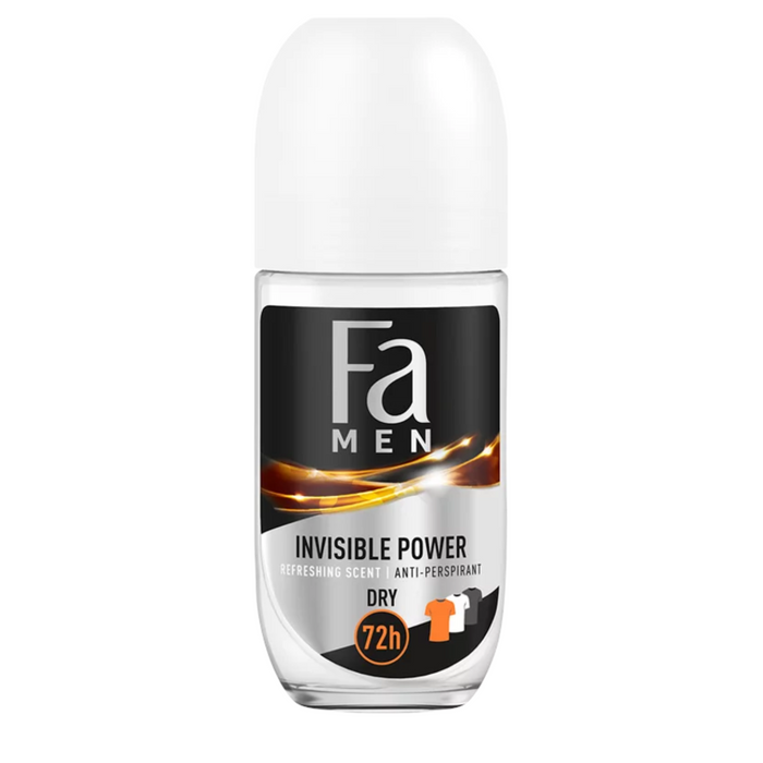 Fa men izzadásgátló roll on invisible power, 50 ml