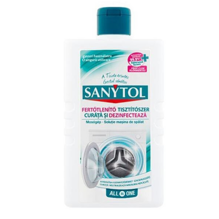 Sanytol mosógéptiszító új fertőtlenítő 250ml