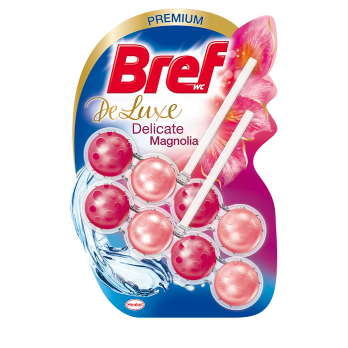 Bref deluxe magnolia, wc frissítő, 2x 50 g