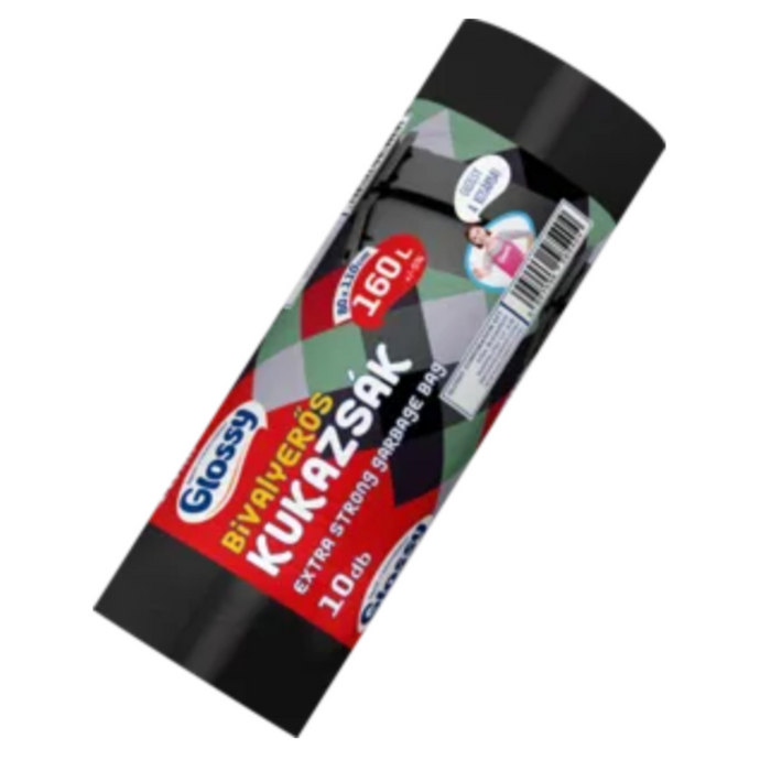 Glossy szemeteszsák 160 l 10 db