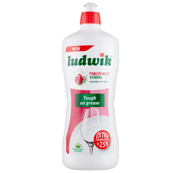 Ludwik mosogatószer gránátalma és verbena illatú, 900 g