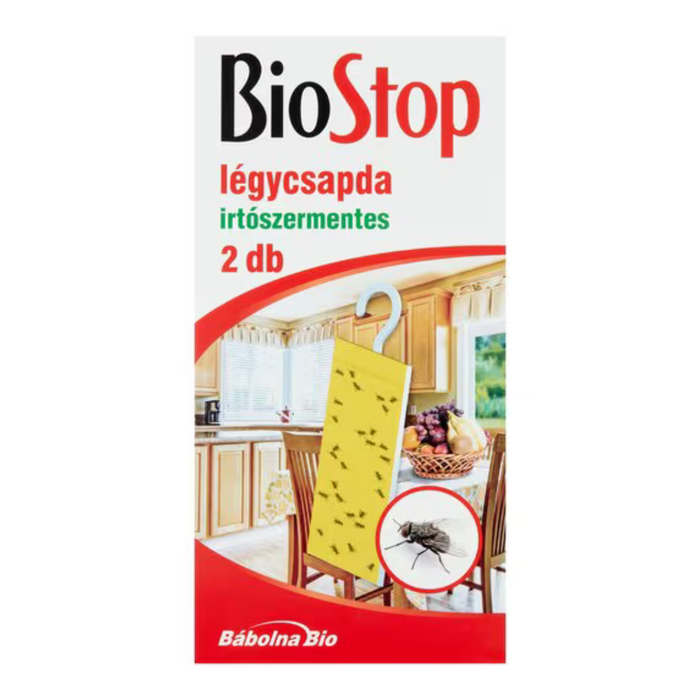 BioStop irtószermentes légycsapda, 2 db