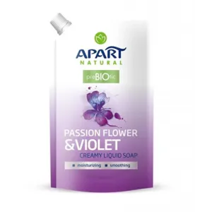 Apart Natural preBIOtic Folyékony szappan utántöltő golgotavirág & ibolya 400 ml