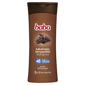 Baba testápoló kakaóvajas kényeztető 400 ml