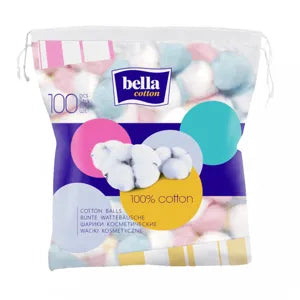 Bella kozmetikai színes vattapamacs, 100 db