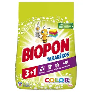 Biopon Takarékos Color mosópor színes ruhákhoz 1,02 kg