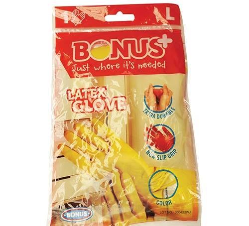 Bonus Háztartási gumikesztyű L