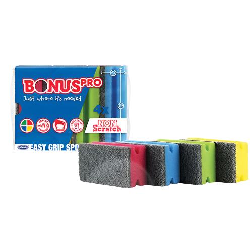Bonus mosószivacs, formázott, HACCP, 4 db/csomag