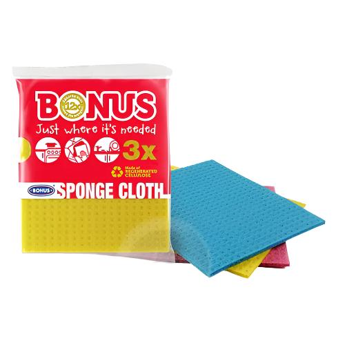 Bonus szivacs kendő, 3 db/csomag