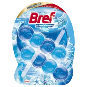 Bref brilliant gel arctic ocean, wc frissítő, 2 x 42 g