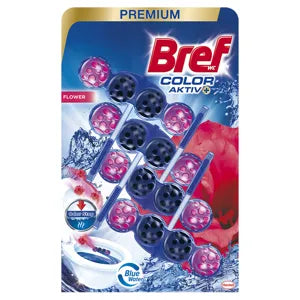 Bref color aktiv fresh flower, wc frissítő, 4 x 50 g