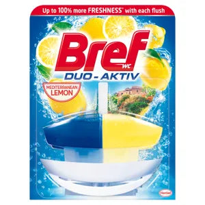 Bref duo aktiv wc, illatosító gél, fázisú kosárral citrom, 50ml