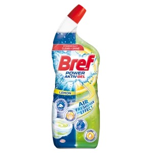 Bref power aktiv gel lemon, wc tisztítószer, 700 ml