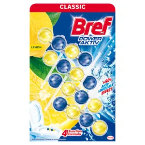 Bref power aktiv lemon, wc frissítő, 200 g