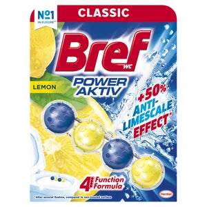 Bref power aktiv lemon, wc frissítő, 50 g