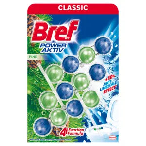 Bref power aktiv pine, wc frissítő, 4 x 50 g