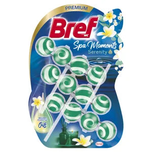 Bref spa moments serenity, wc frissítő, 3 x 50 g