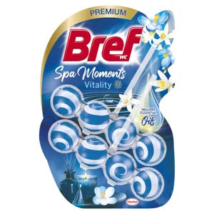Bref spa moments vitality, wc frissítő, 2 x 50 g