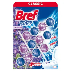 Bref wc frissítő power aktiv lavender 3 x 50 g