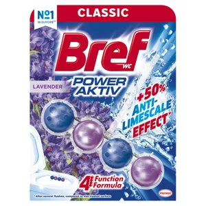Bref wc frissítő power aktiv lavender 50 g