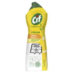 CIF Cleanboost Cream Lemon Súrolókrém 750 ml