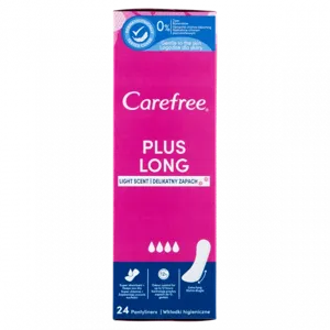 Carefree tisztasági betét, light scent plus long, 24 db