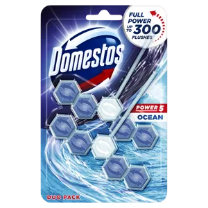 Domestos power5 wc frissítő blokk ocean, 2*55 g