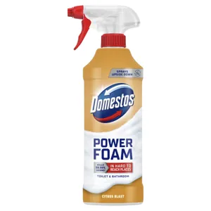 Domestos power foam citrus blast wc és fürdőszoba tisztító hab, 435 ml