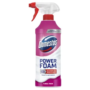 Domestos power foam wc és fürdőszoba tisztító hab floral fresh, 435ml