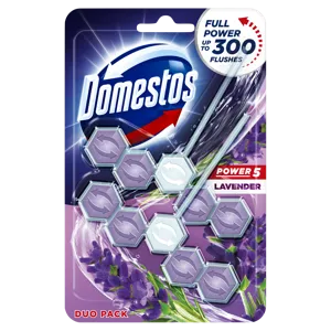 Domestos wc-frissítő power 2*55 g 5 lavender,