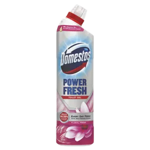 Domestos wc tisztító gél power fresh floral fresh, 700 ml