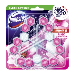 Domestos wc illatosító power5 pink magnolia, 3*55 g