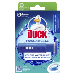 Duck wc öblítő fresh discs blue korong színező hatással, 36 ml