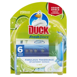Duck wc öblítő fresh discs lime korong, 36 ml