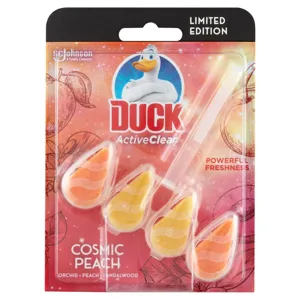 Duck toalett wc illatosító active clean cosmic peach, 1x38,6g