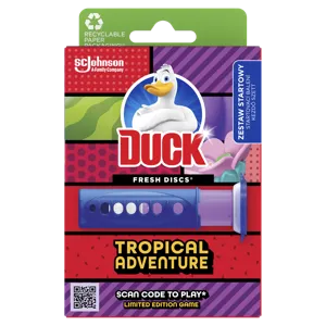 Duck wc öblítő fresh discs tropical adventure korong, 36 ml