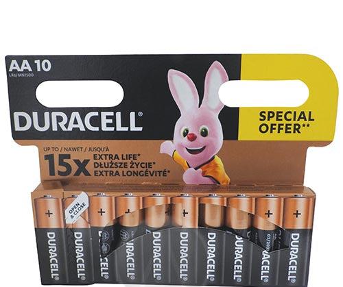 Duracell Basic AA elem DL 10db