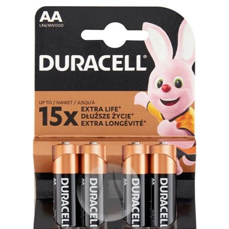Duracell Basic AA elem DL 4db
