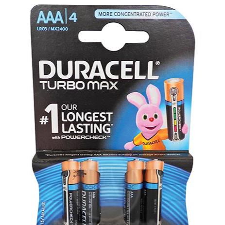 Duracell turbo max elem AAA DL 4db