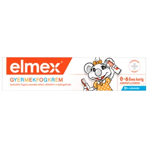 Elmex kids gyerek fogkrém 0-6 éves gyermekeknek, 75 ml