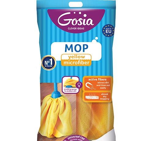 GOSIA sárga mikroszálas felmosófej, 1 db