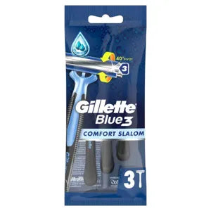 Gillette borotva blue slalom, 3 comfort 3 db